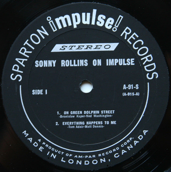 Sonny Rollins : On Impulse! (LP, Album)
