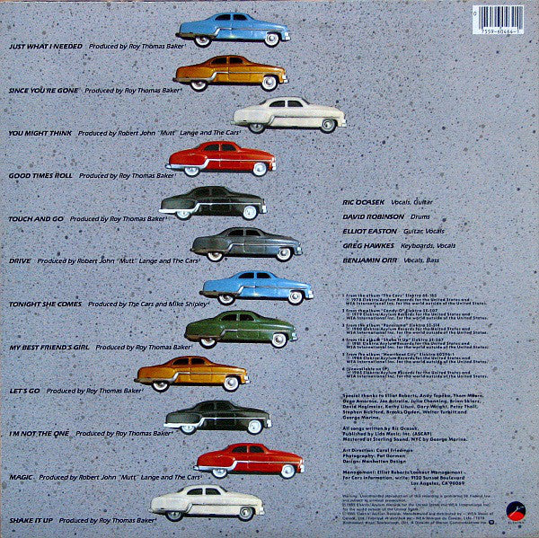 The Cars : Greatest Hits (LP, Comp)