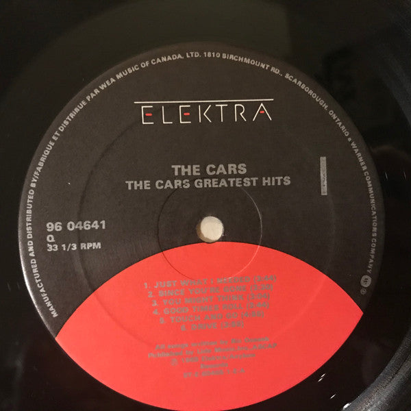 The Cars : Greatest Hits (LP, Comp)