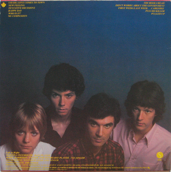 Talking Heads : Talking Heads: 77 (LP, Album, RE, Qua)