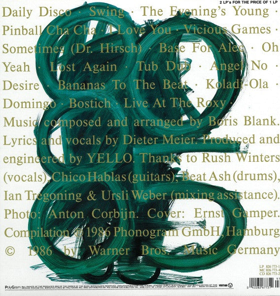 Yello : 1980 - 1985 The New Mix In One Go (2xLP, Comp, P/Mixed)