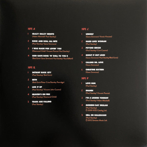 Kiss : Kissworld (The Best Of Kiss) (2xLP, Comp)