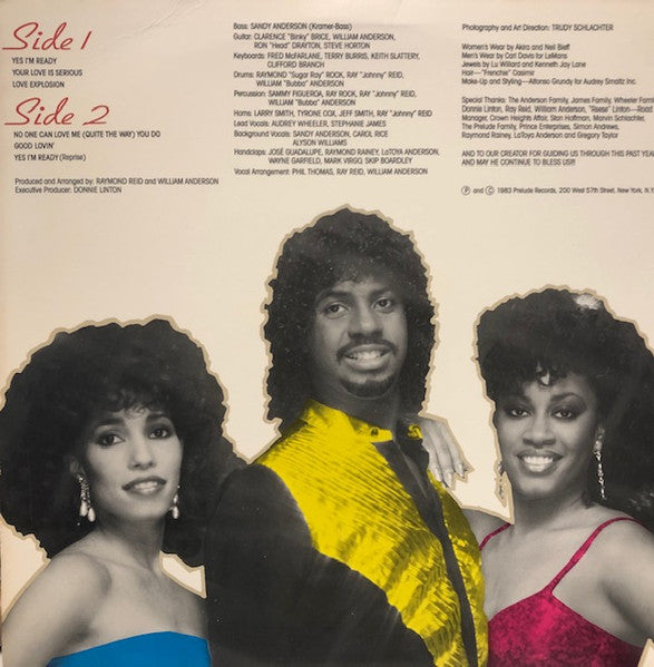 Unlimited Touch : Yes, We're Ready (LP, Album, Hau)