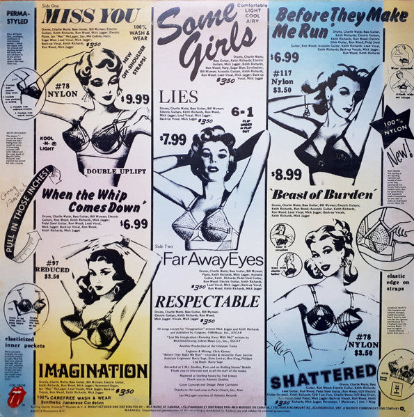 The Rolling Stones : Some Girls (LP, Album, 1st)