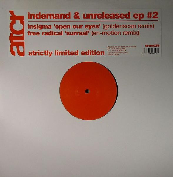 Insigma / Free Radical : Indemand & Unreleased EP #2 (12", EP, Ltd, W/Lbl)