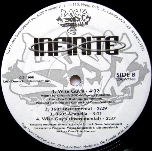 Infinite (3) : 360° / Take A Look / Wise Guy's (12")