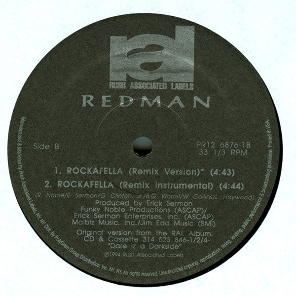 Redman / Method Man : Rockafella / Bring The Pain / P.L.O. Style (2x12", Single, Promo, Gat)
