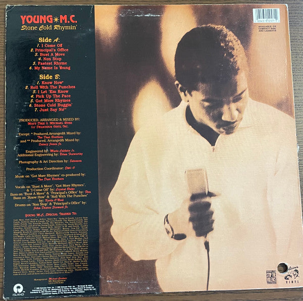 Young MC : Stone Cold Rhymin' (LP, Album)