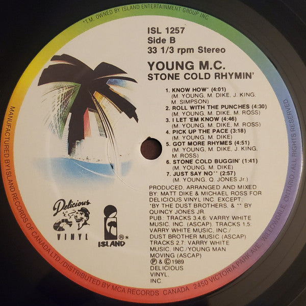 Young MC : Stone Cold Rhymin' (LP, Album)