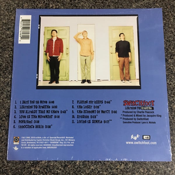 Switchfoot : Learning To Breathe (LP, Album, Whi)