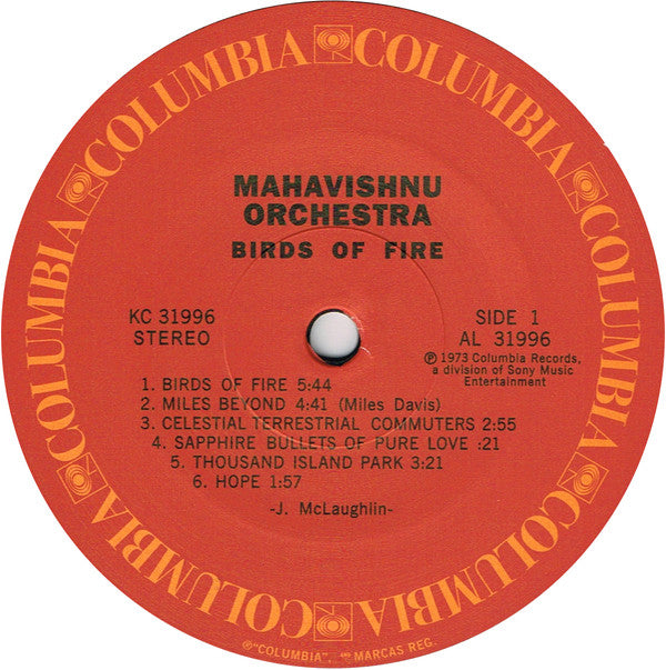 Mahavishnu Orchestra : Birds Of Fire (LP, Album, RE, 180)