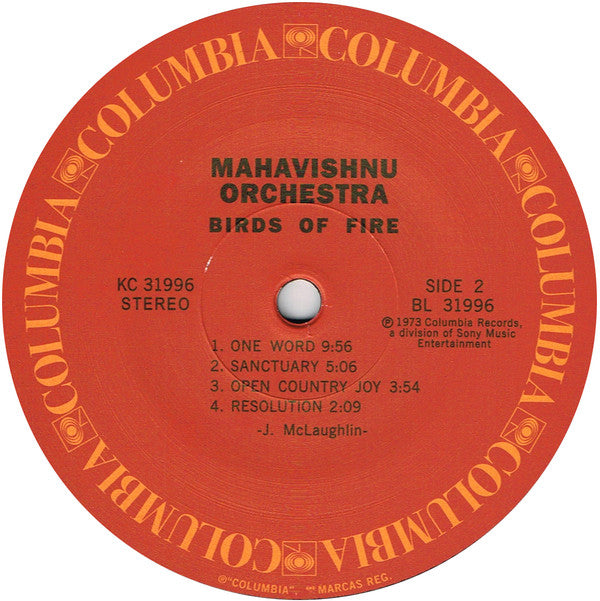 Mahavishnu Orchestra : Birds Of Fire (LP, Album, RE, 180)