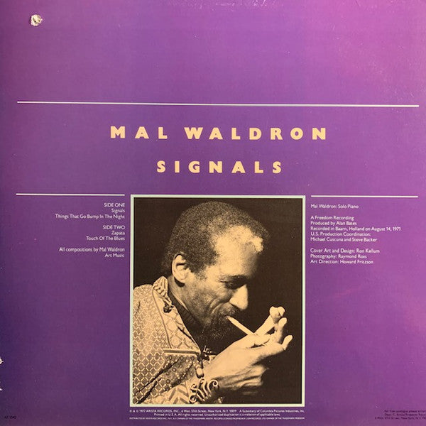 Mal Waldron : Signals (LP, Album)