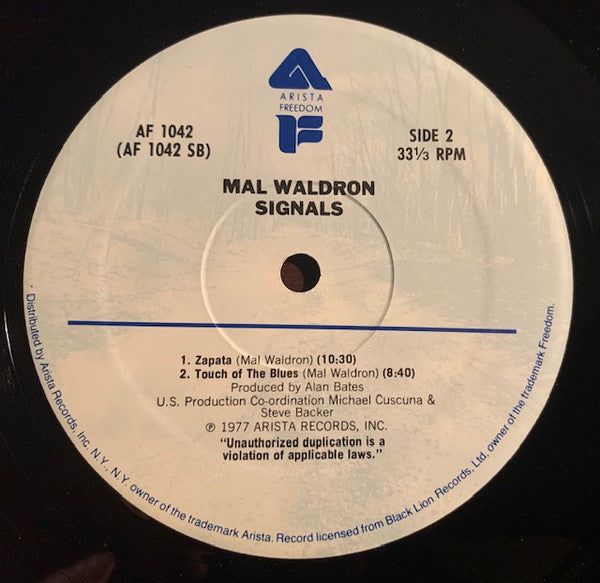 Mal Waldron : Signals (LP, Album)