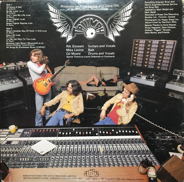 Triumph (2) : Triumph (LP, Album, RE)