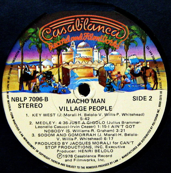 Village People : Macho Man (LP, Album)