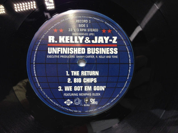 R. Kelly & Jay-Z : Unfinished Business (2xLP, Album)