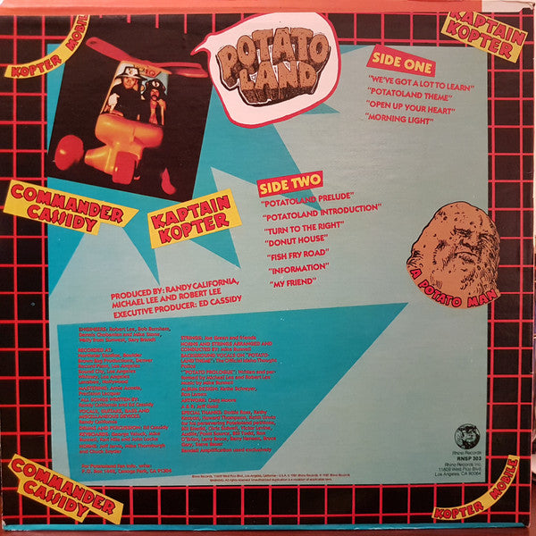 Spirit (8) : The Adventures Of Kaptain Kopter & Commander Cassidy In Potato Land (LP, Album, Com)