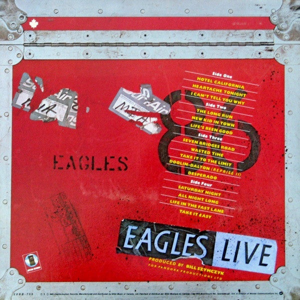 Eagles : Eagles Live (2xLP, Album, Gat)