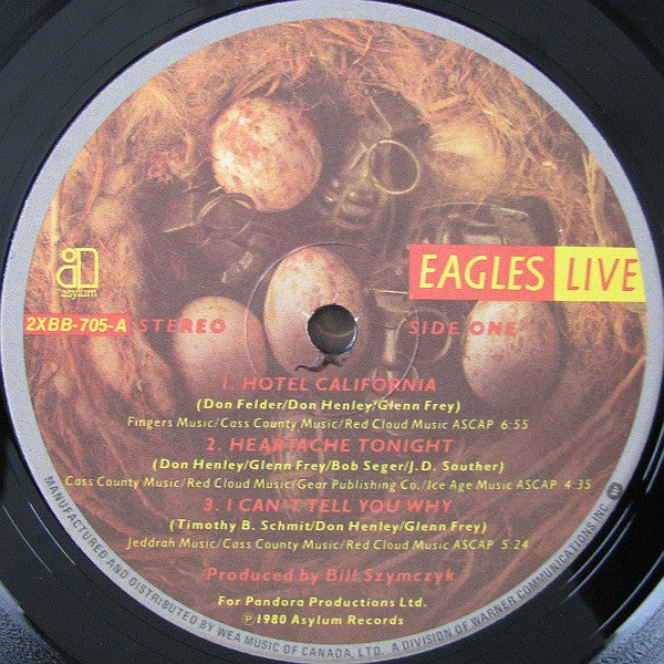 Eagles : Eagles Live (2xLP, Album, Gat)