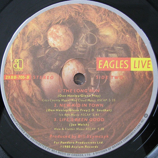 Eagles : Eagles Live (2xLP, Album, Gat)