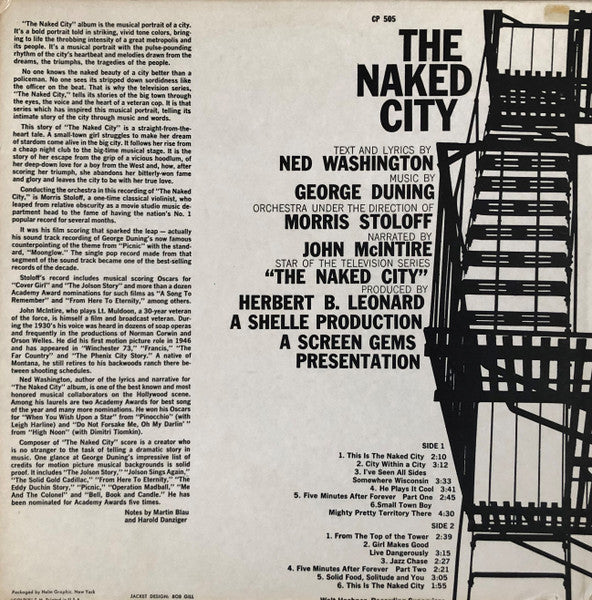 George Duning : The Naked City (LP)