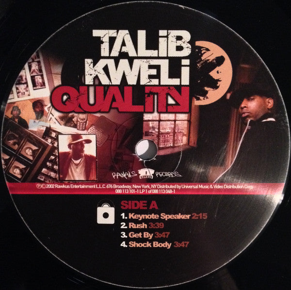 Talib Kweli : Quality (2xLP, Album)