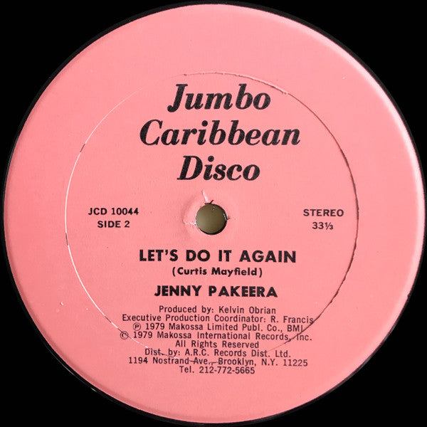 Jenny Pakeera : You On My Mind / Let's Do It Again (12", Single)