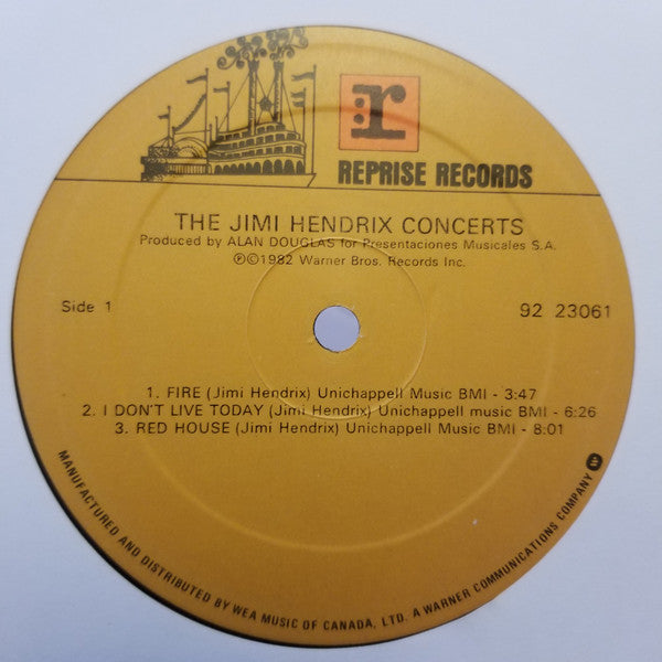 Jimi Hendrix : The Jimi Hendrix Concerts (2xLP, Comp, Gat)