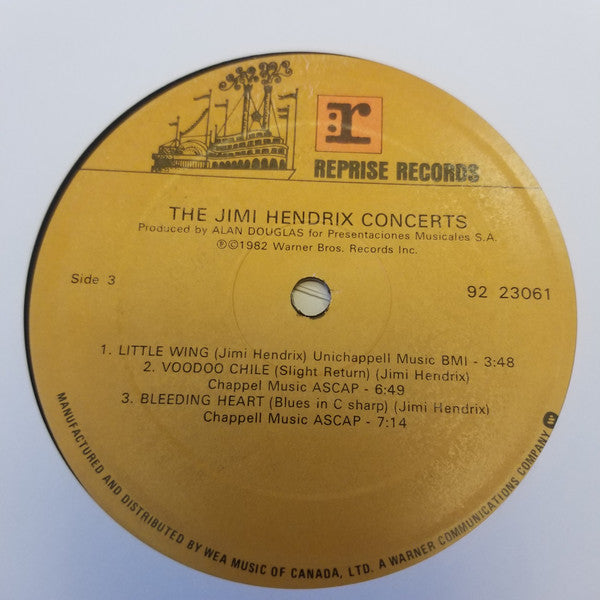 Jimi Hendrix : The Jimi Hendrix Concerts (2xLP, Comp, Gat)