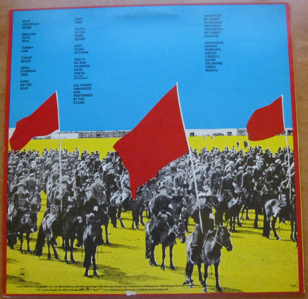 The Clash : Give 'Em Enough Rope (LP, Album, RP)