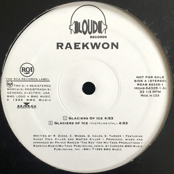 Raekwon : Glaciers Of Ice (12", Promo)