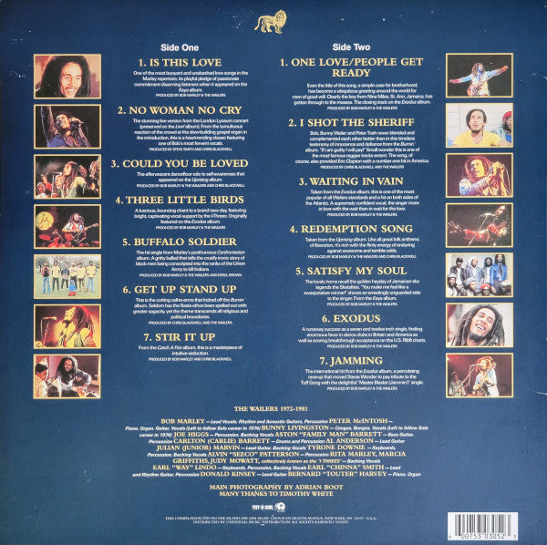 Bob Marley & The Wailers : Legend (The Best Of Bob Marley And The Wailers) (LP, Comp, Ltd, RE)