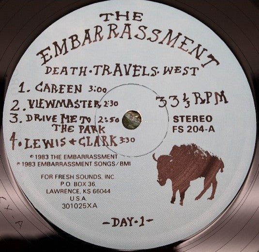 The Embarrassment : Death Travels West (12", EP)