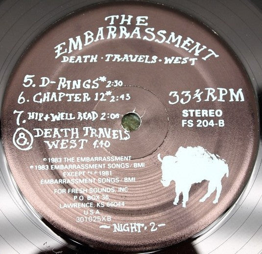 The Embarrassment : Death Travels West (12", EP)