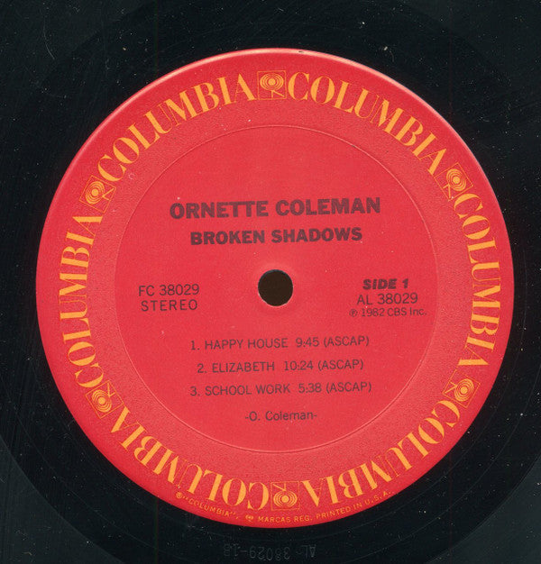 Ornette Coleman : Broken Shadows (LP, Album, Pit)