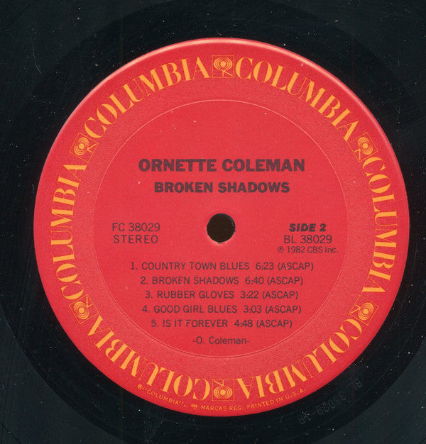 Ornette Coleman : Broken Shadows (LP, Album, Pit)