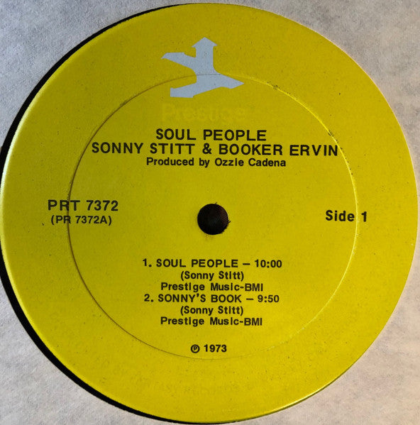 Sonny Stitt With Booker Ervin & Don Patterson : Soul People (LP, Album, RE)