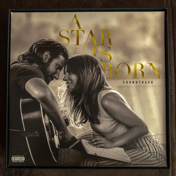 Lady Gaga, Bradley Cooper : A Star Is Born Soundtrack (Box, Ltd, Num + 2xLP, Album, Gol + CD, Album)