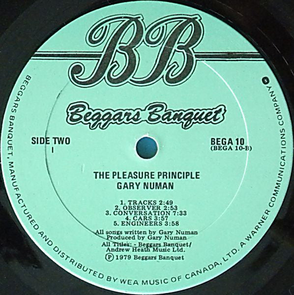 Gary Numan : The Pleasure Principle (LP, Album)