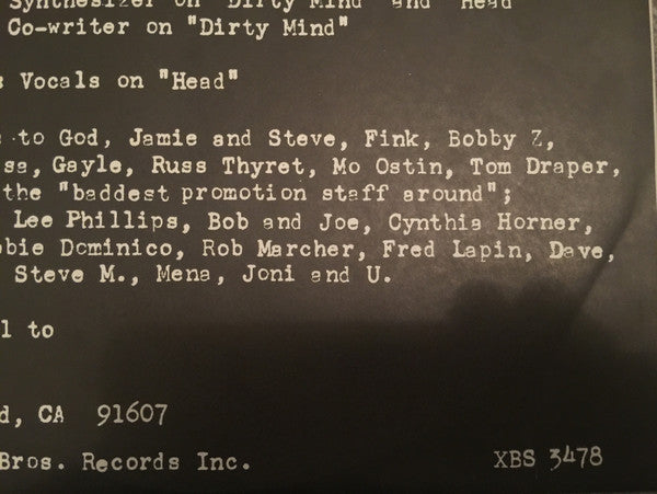 Prince : Dirty Mind (LP, Album)