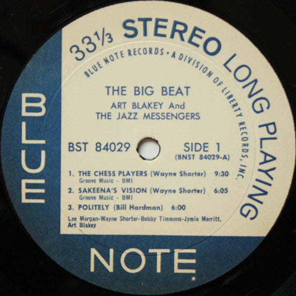 Art Blakey & The Jazz Messengers : The Big Beat (LP, Album, RE)