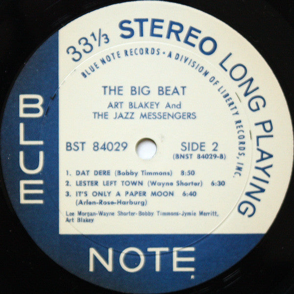 Art Blakey & The Jazz Messengers : The Big Beat (LP, Album, RE)