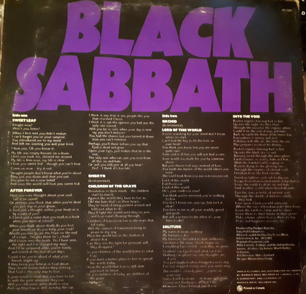 Black Sabbath : Master Of Reality (LP, Album, M/Print, Emb)
