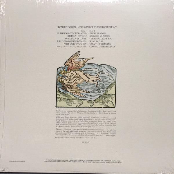 Leonard Cohen : New Skin For The Old Ceremony (LP, Album)