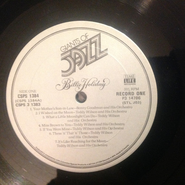 Billie Holiday : Giants Of Jazz: Billie Holiday (3xLP, Comp + Box)
