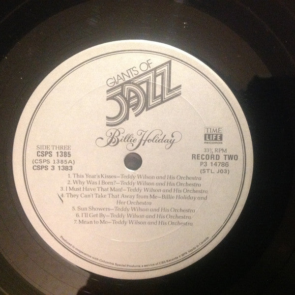Billie Holiday : Giants Of Jazz: Billie Holiday (3xLP, Comp + Box)