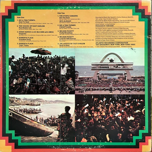 Various : Soul To Soul (Music From The Original Soundtrack - Recorded Live In Ghana, West Africa) (LP, Gat)