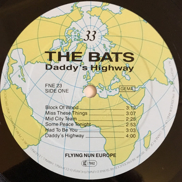 The Bats : Daddy's Highway (LP, Album)
