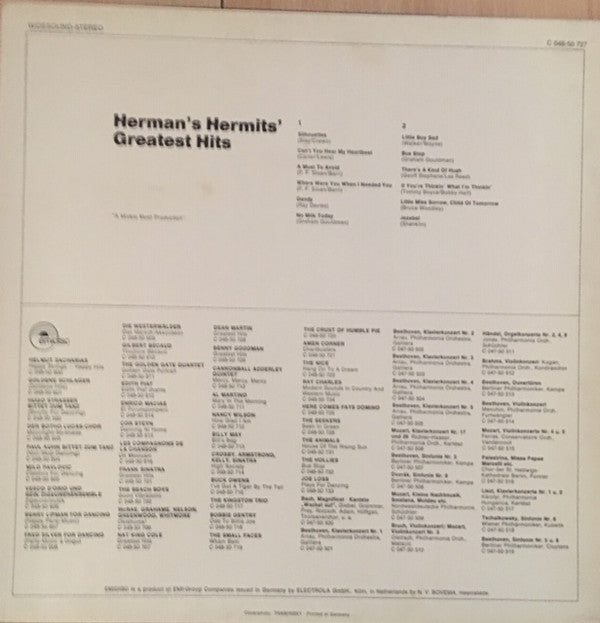 Herman's Hermits : Greatest Hits (LP, Comp, RE)